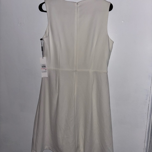 Calvin Klein Asymmetrical Cream Dress - Picture 6 of 6